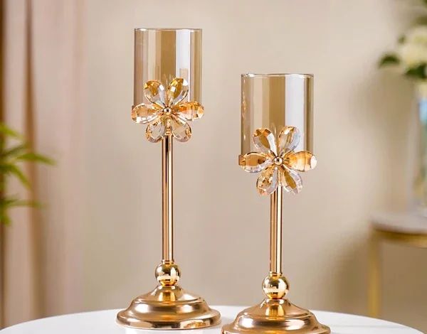 Glass Candle Holders​