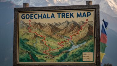 Goechala Trek Map