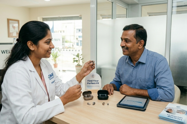 Audiologist and Hearing Test Center Near OMR checking
