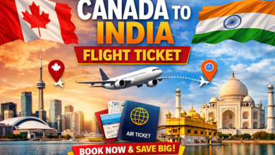 Canada to India Flight Ticket