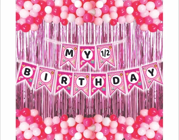 Half Birthday Decorations