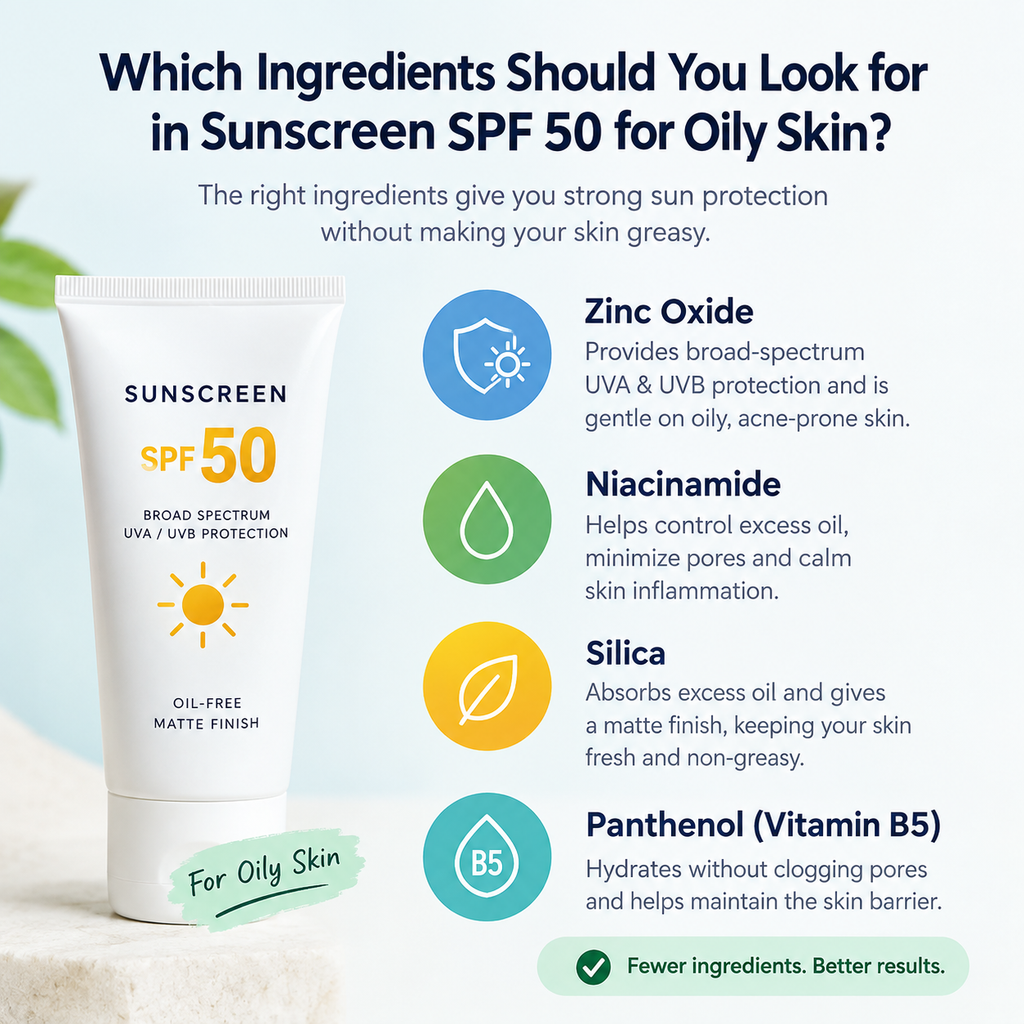 Best SPF 50 for Oily Skin