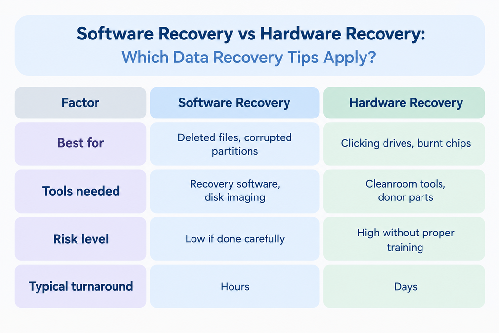 Data Recovery Tips