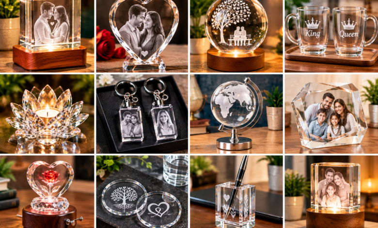 Unique Crystal Glass Gift
