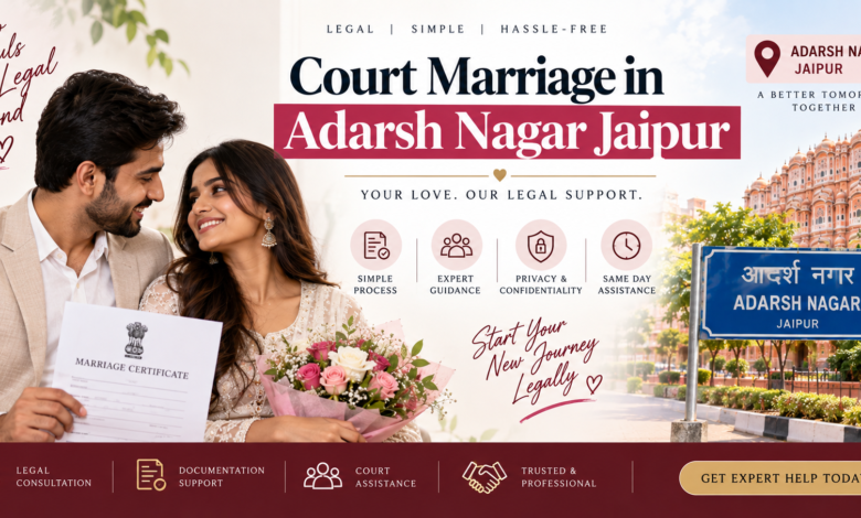 Court Marriage in Adarsh Nagar Jaipur