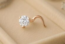 Silver Stone Nose Pin​
