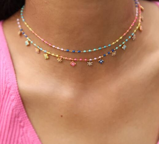 gold plated choker necklace